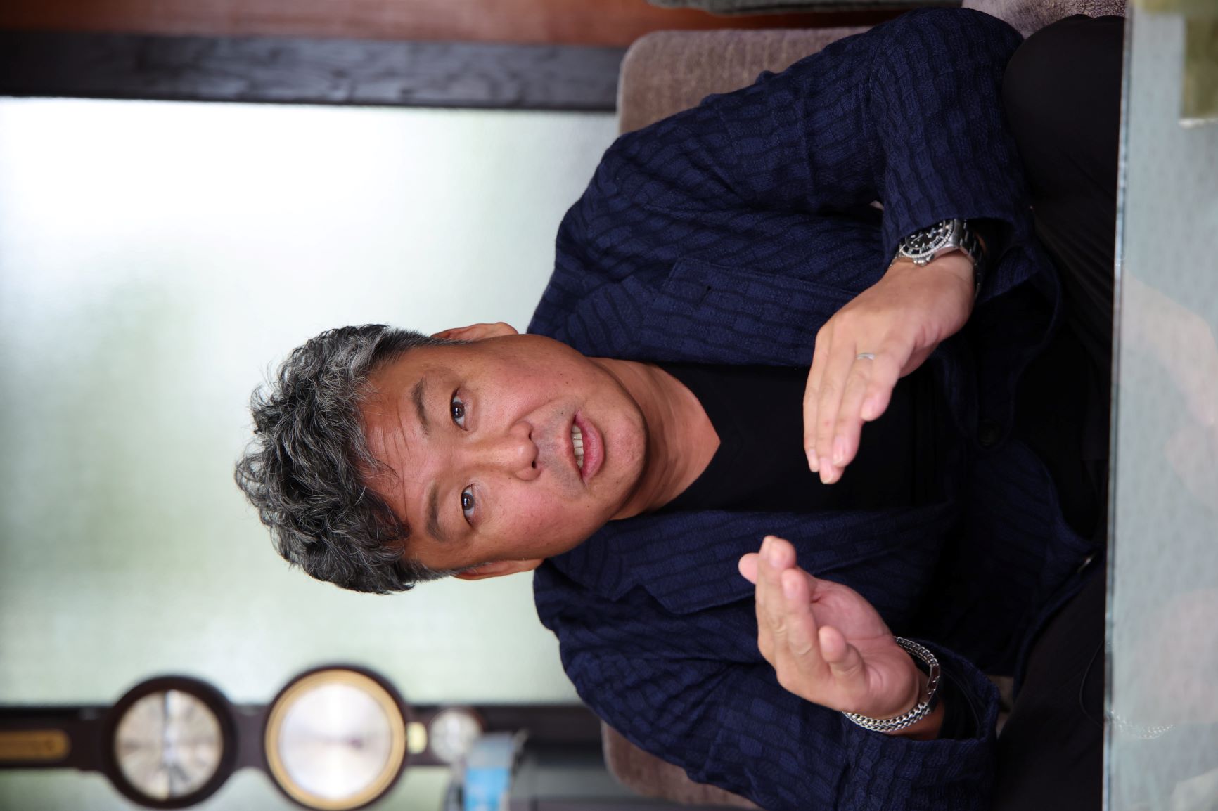 社長近影